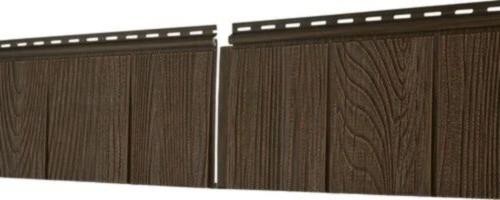 Фасадная панель Ю-Пласт S-Lock Щепа Каштан купить в Электростале