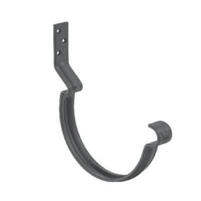 Водосток Aquasistem, Система 150/100 - Крюк крепления желоба короткий RR 23 Маренго matt