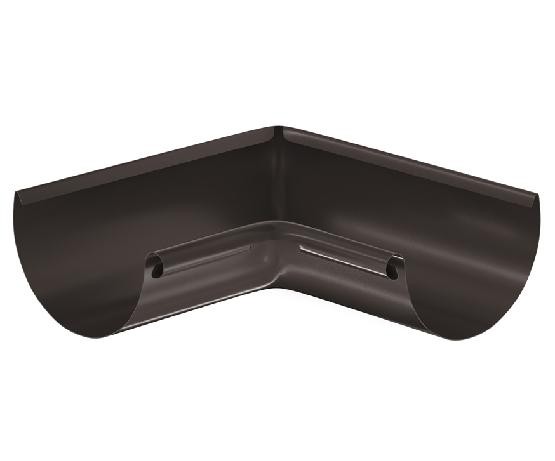 Водосток Aquasistem, система 125x90 - Угол желоба, внутренний 90° RR 32 Тёмно Коричневый купить в Электростале