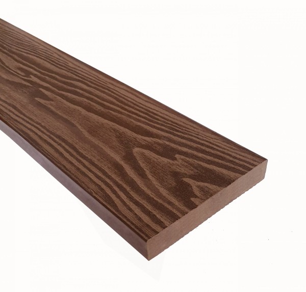 Террасная доска из ДПК Terrapol Смарт 3D Полнотелая без паза Орех Милано купить в Электростале