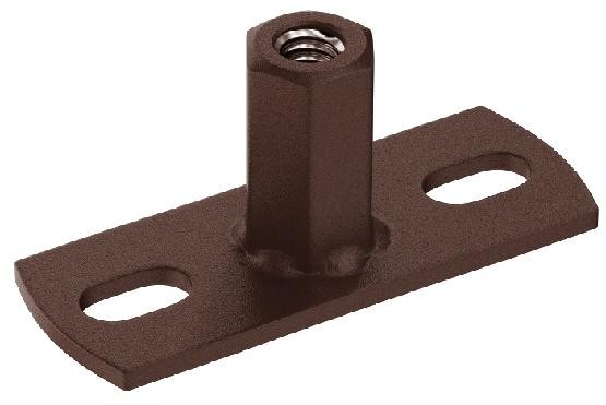 Водосток Aquasistem, Система 150/100 - Держатель для хомута под метиза RAL 8017 Коричневый matt купить в Электростале