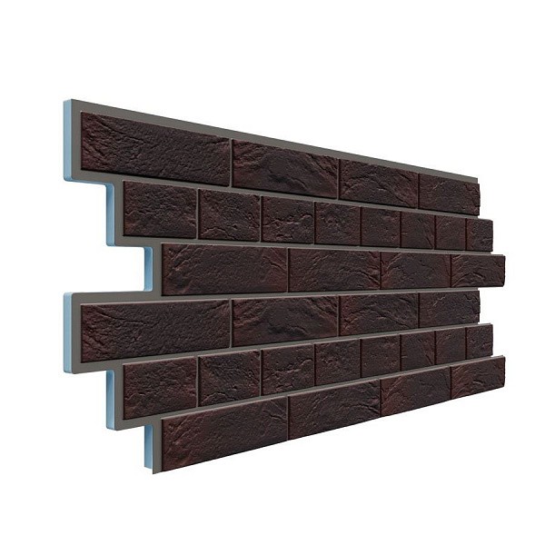 Фасадная термопанель Доломит Венецианский кирпич 20 мм Алтея купить в Электростале