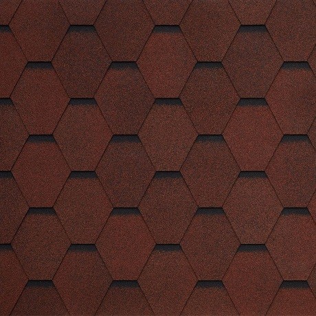 Гибкая черепица Tegola GARDA rosso 409 купить в Электростале