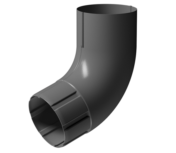 Колено 72° D90 Döcke STAL PREMIUM Графит, (RAL 7024) купить в Электростале