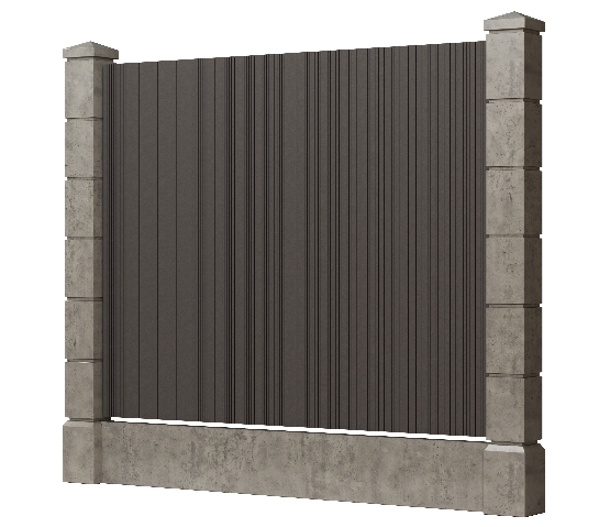 Заборная доска GRINDERDECO, ДПК, тиснение "дуб" Асфальт купить в Электростале