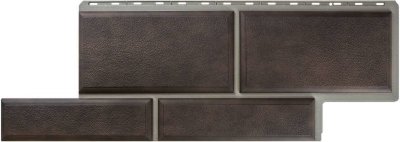 Фасадная панель камень Флорентийский коричневый