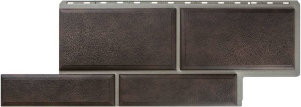 Фасадная панель камень Флорентийский коричневый купить в Электростале