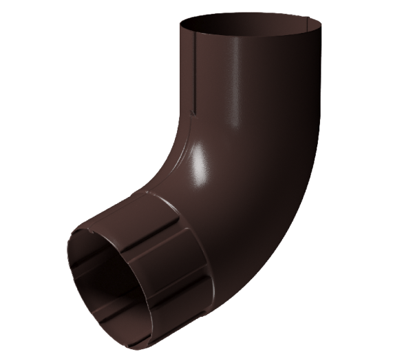 Колено 72° D90 Döcke STAL PREMIUM Шоколад, (RAL 8019) купить в Электростале