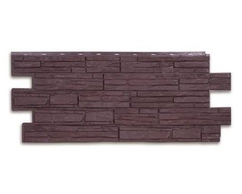 Фасадная панель T-Сайдинг-Альпийская сказка ЭКО-1 Браун купить в Электростале