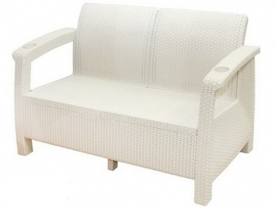 Двухместный диван Yalta Sofa Seаt белый