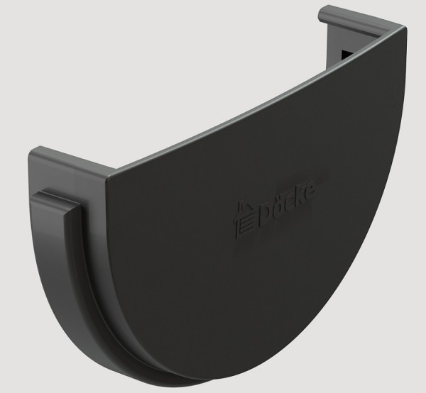 Заглушка желоба ПВХ Docke STANDART серый купить в Электростале