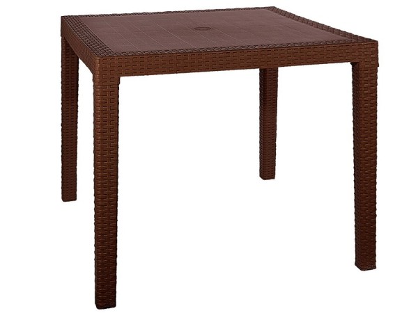 Стол квадратный FIJI Quatro Table Коричневый купить в Электростале