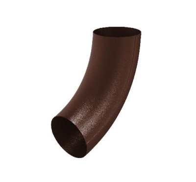 Водосток Aquasistem, Система 150/100 - Колено трубы универсальное RAL 8017 Коричневый matt