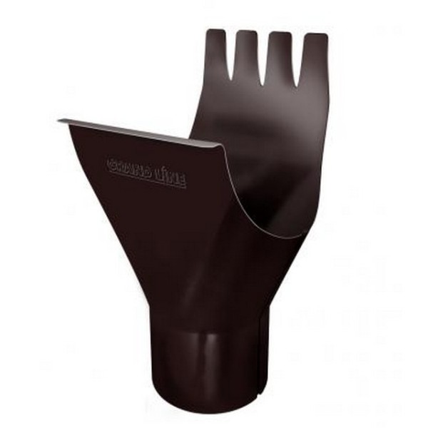 Водосток Grand Line 150x100 – Воронка желоба RAL 8017 купить в Электростале