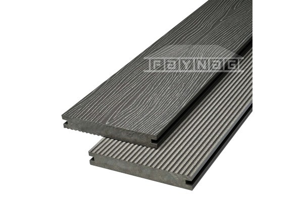 Террасная доска из ДПК Faynag Premium Massive 3D — Графит купить в Электростале