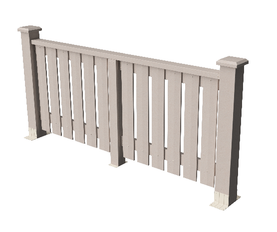 Ограждения декоративное ДПК GRINDERDECO Вилидж выбеленный дуб купить в Электростале
