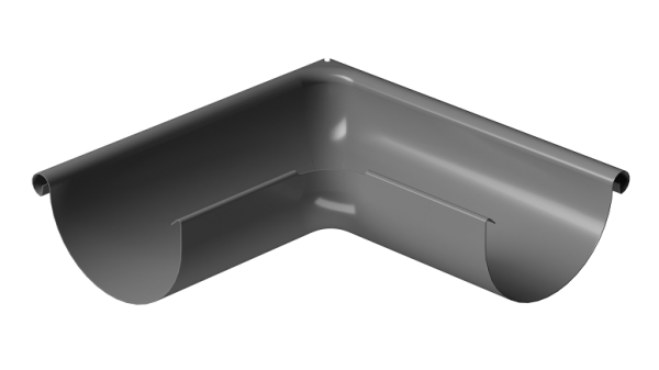 Угол внешний 90° D125 Döcke STAL PREMIUM Графит, (RAL 7024) купить в Электростале