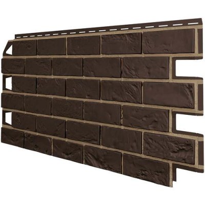 Фасадные панели ТЕХНОНИКОЛЬ Оптима Кирпич Тёмно-коричневый