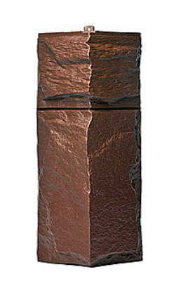 Угол T-Сайдинг-ЭКО-1 Гранит Леон - Браун купить в Электростале