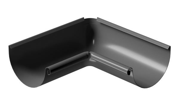 Угол внутренний 90° D125 Döcke STAL PREMIUM Графит, (RAL 7024) купить в Электростале