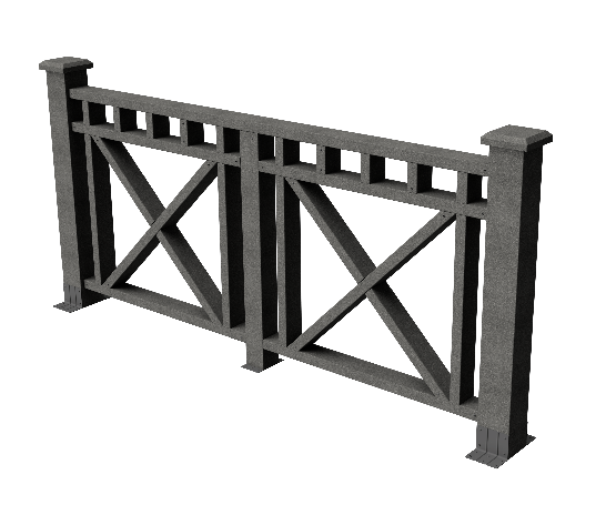 Ограждения декоративное ДПК GRINDERDECO Виктория серый базальт купить в Электростале