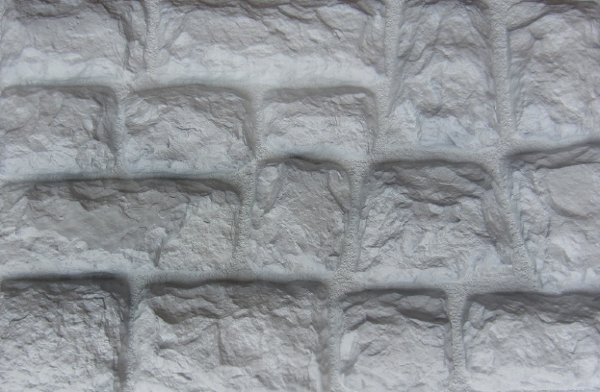 Фасадная панель Аэлит Камень крупный Белый купить в Электростале