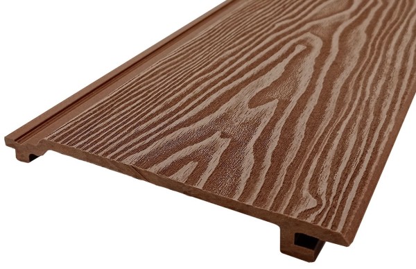 Сайдинг Darvolex 185x19x3000мм, 3D тиснение Коричневый купить в Электростале