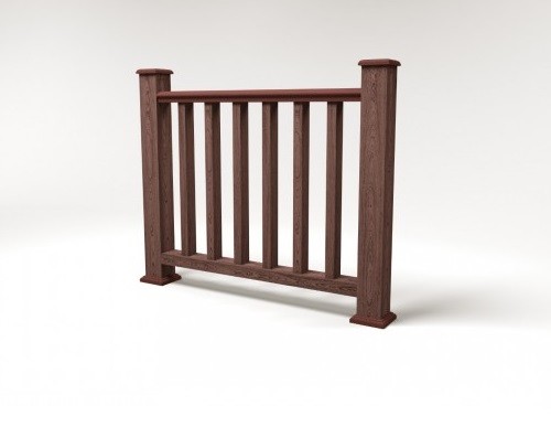 Ограждение из ДПК FG5 шоколад купить в Электростале