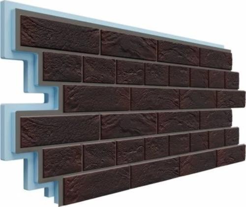 Термосайдинг Доломит Венецианский Кирпич 40 мм Алтея купить в Электростале