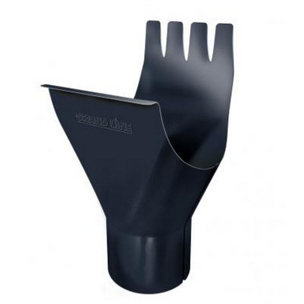 Водосток Grand Line 125x90 – Воронка желоба RAL 7024 купить в Электростале