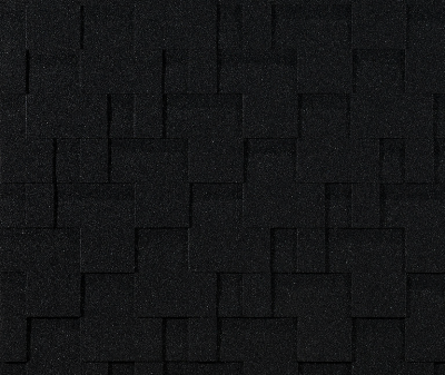 Гибкая черепица EURASIA Docke, Коллекция Лабиринт Чёрный