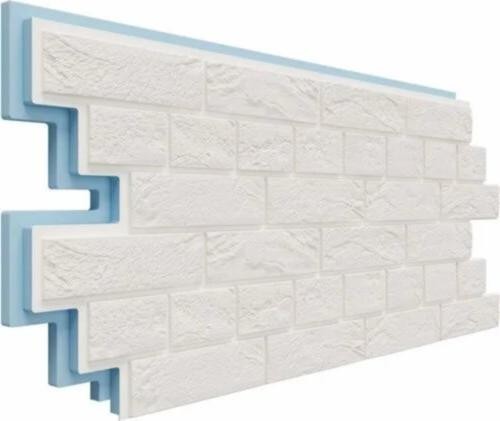 Термосайдинг Доломит Венецианский Кирпич 40 мм Белоснежный купить в Электростале