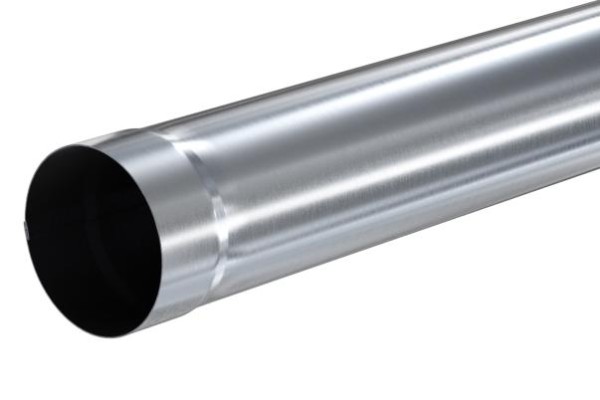 Водосток Aquasistem, Система 125x90 - Соединительная труба 1 метр оцинковка купить в Электростале