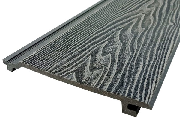 Сайдинг Darvolex 185x19x3000мм, 3D тиснение Серый купить в Электростале