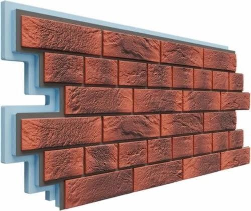 Термосайдинг Доломит Венецианский Кирпич 40 мм Корса купить в Электростале
