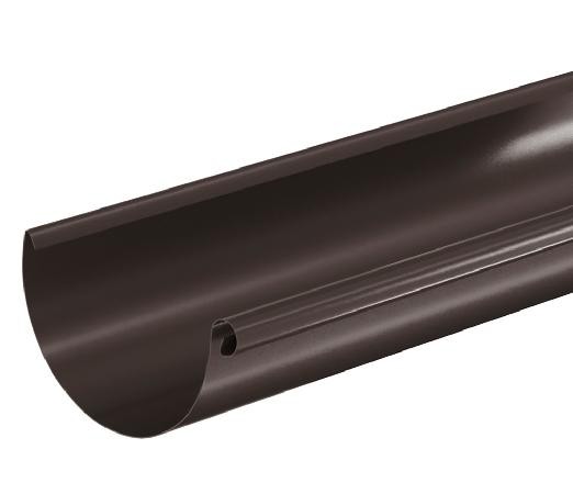 Водосток Aquasistem, система 125x90 - Водосточный желоб 3.00м RR 32 Тёмно Коричневый купить в Электростале