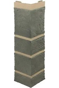 Наружный угол камень (серый), 0,47 х 0,11м