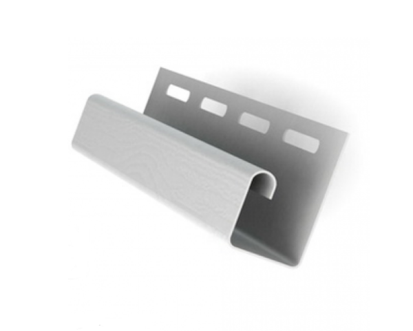 J-профиль для сайдинга, белый купить в Электростале