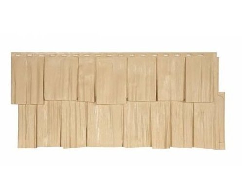 Фасадная панель T-Сайдинг-Щепа дуб ЭКО-1 Желтый купить в Электростале