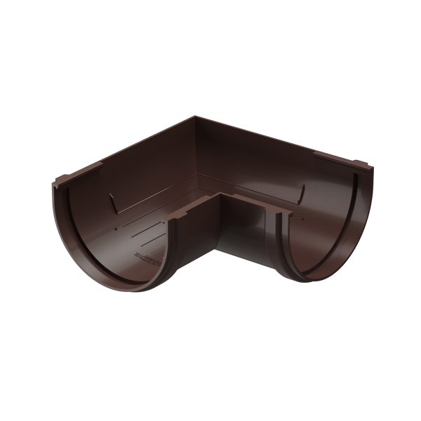 Угол желоба универсал 90˚ Docke Premium ПВХ - Шоколад купить в Электростале