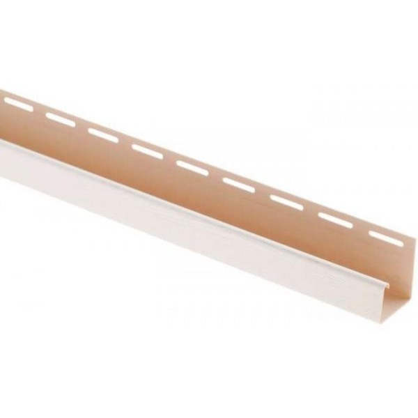 J-профиль Люкс Крашенный, T-15, ВН, Белый купить в Электростале