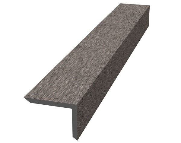 Уголок ДПК для террасной доски NauticPrime, 60x40x2900мм Венге купить в Электростале