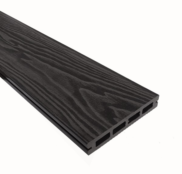Террасная доска из ДПК Terrapol Смарт 3D Пустотелая с пазом Черное дерево купить в Электростале
