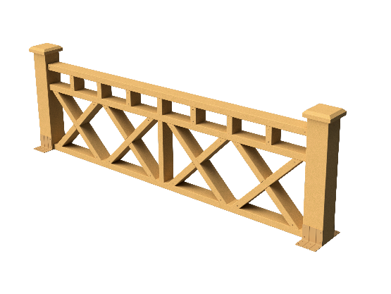 Ограждения декоративное ДПК GRINDERDECO  Бэйли песчаник купить в Электростале