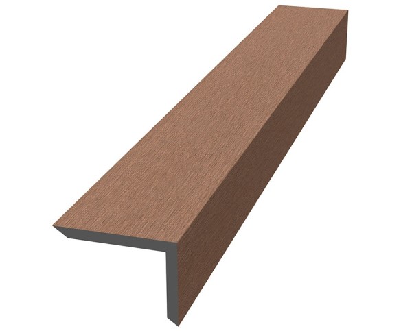 Уголок ДПК для террасной доски NauticPrime, 60x40x2900мм Кедр купить в Электростале