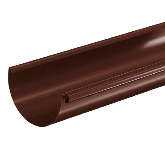 Водосток Aquasistem, система 125x90 - Водосточный желоб 3.00м RAL 8017 Коричневый купить в Электростале