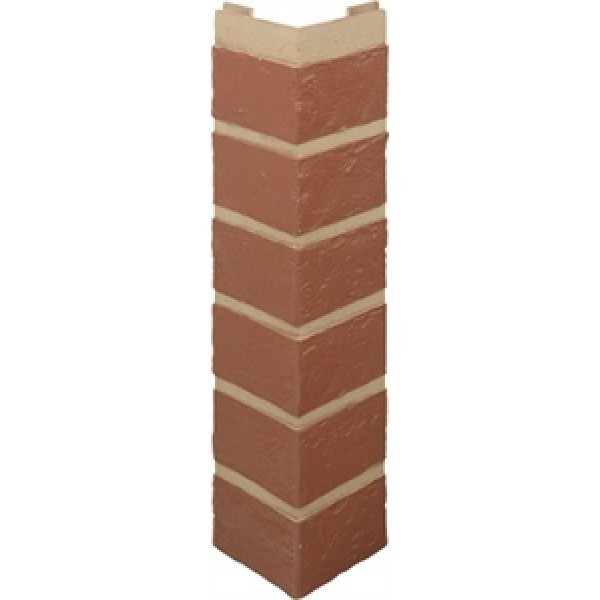 Наружный угол кирпич (красный), 0,47 х 0,1м купить в Электростале
