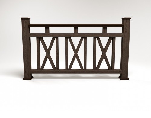 Ограждение из ДПК FG3 венге купить в Электростале