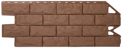 Фасадная панель Альта-Профиль Фагот ЭКО Терракотовый
