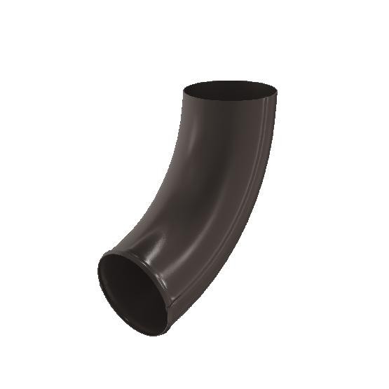 Водосток Aquasistem, система 125x90 - Отвод трубы RR 32 Тёмно Коричневый купить в Электростале